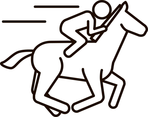 Horse race coloring page free printable coloring pages