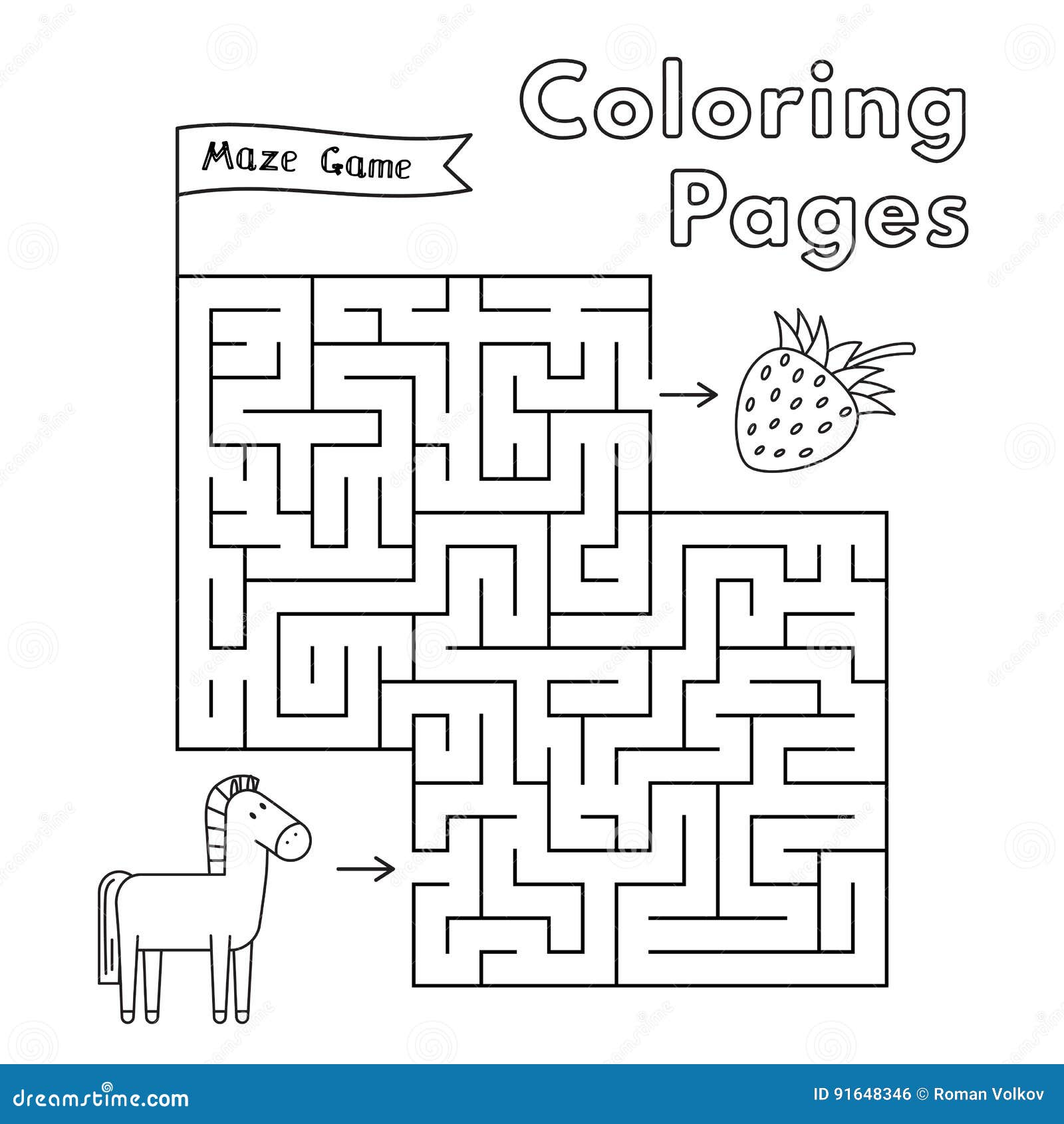 Horse maze stock illustrations â horse maze stock illustrations vectors clipart