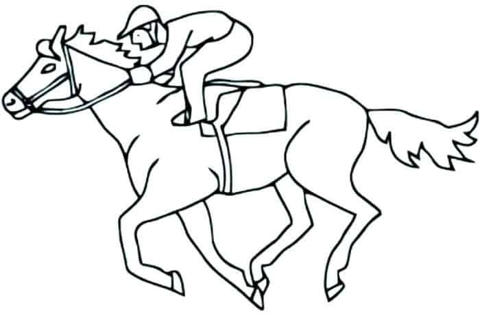 Beautiful horse coloring pages