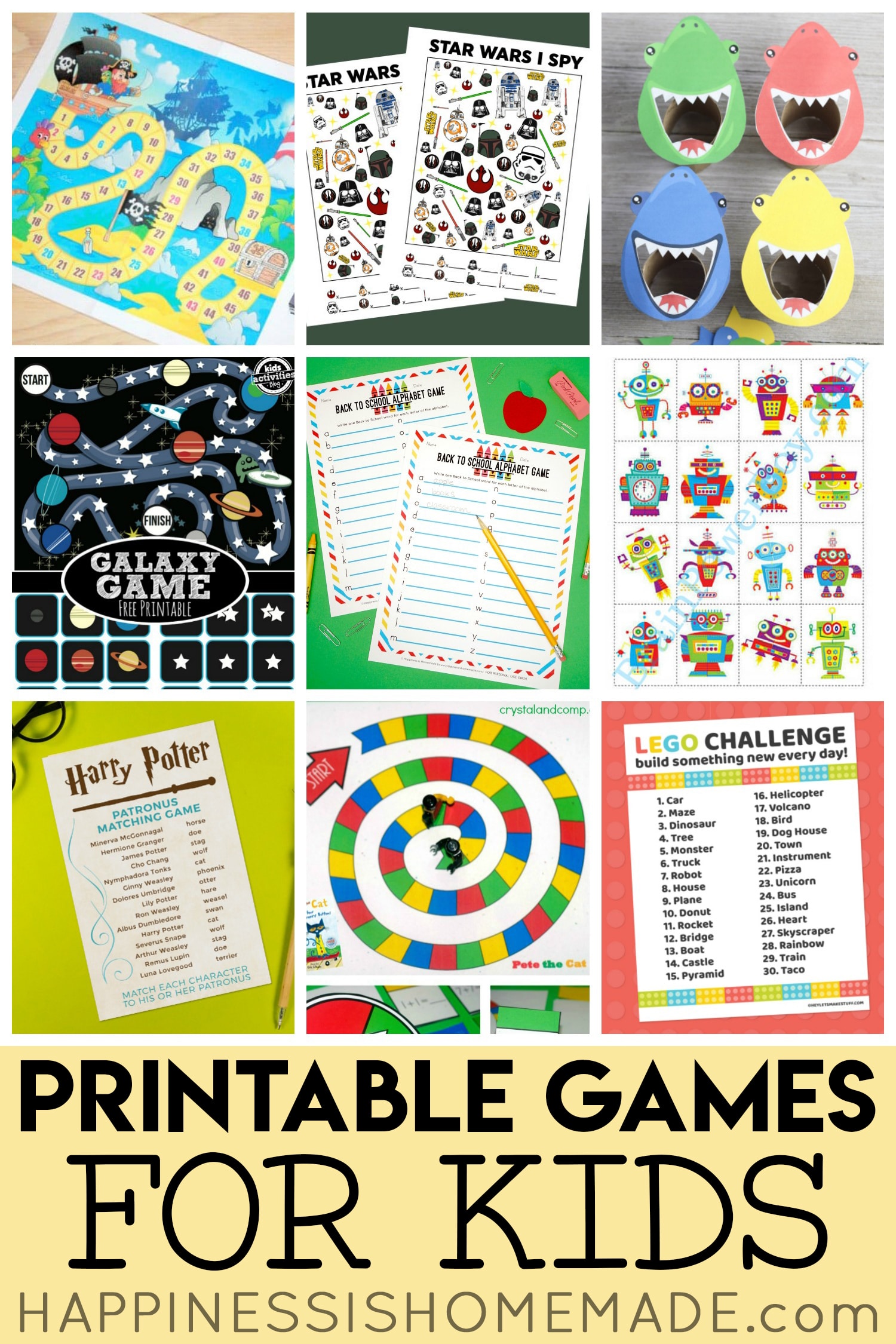 Fun printable games for kids