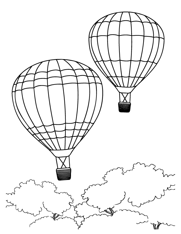 Summertime coloring pages