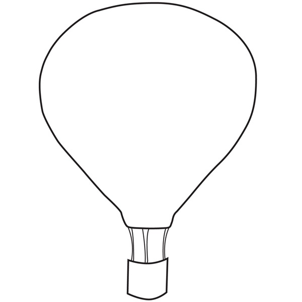Hot air ballon balloon template seuss crafts air balloon