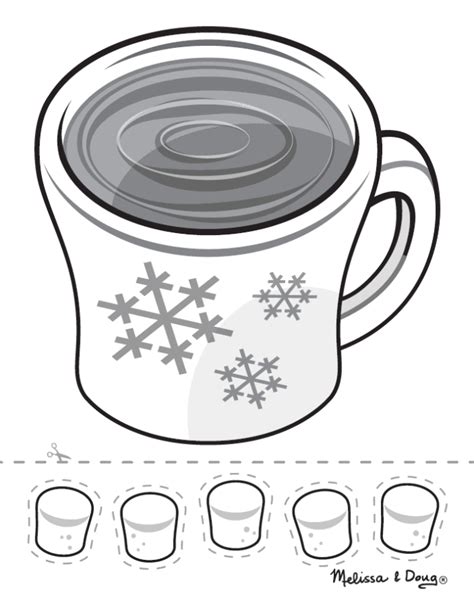 Hot chocolate mug printable