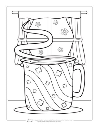 Winter coloring pages