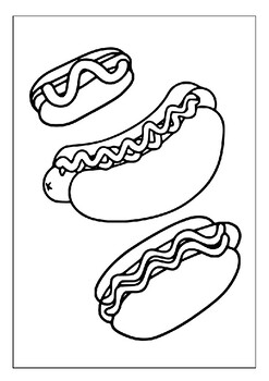From mustard to fantasy printable hot dog coloring pages that captivate