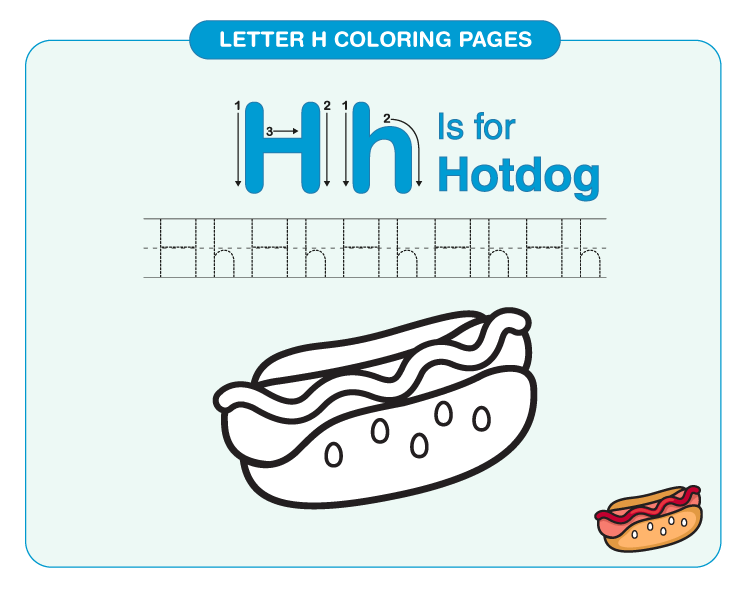 Letter h coloring pages download free printables for kids