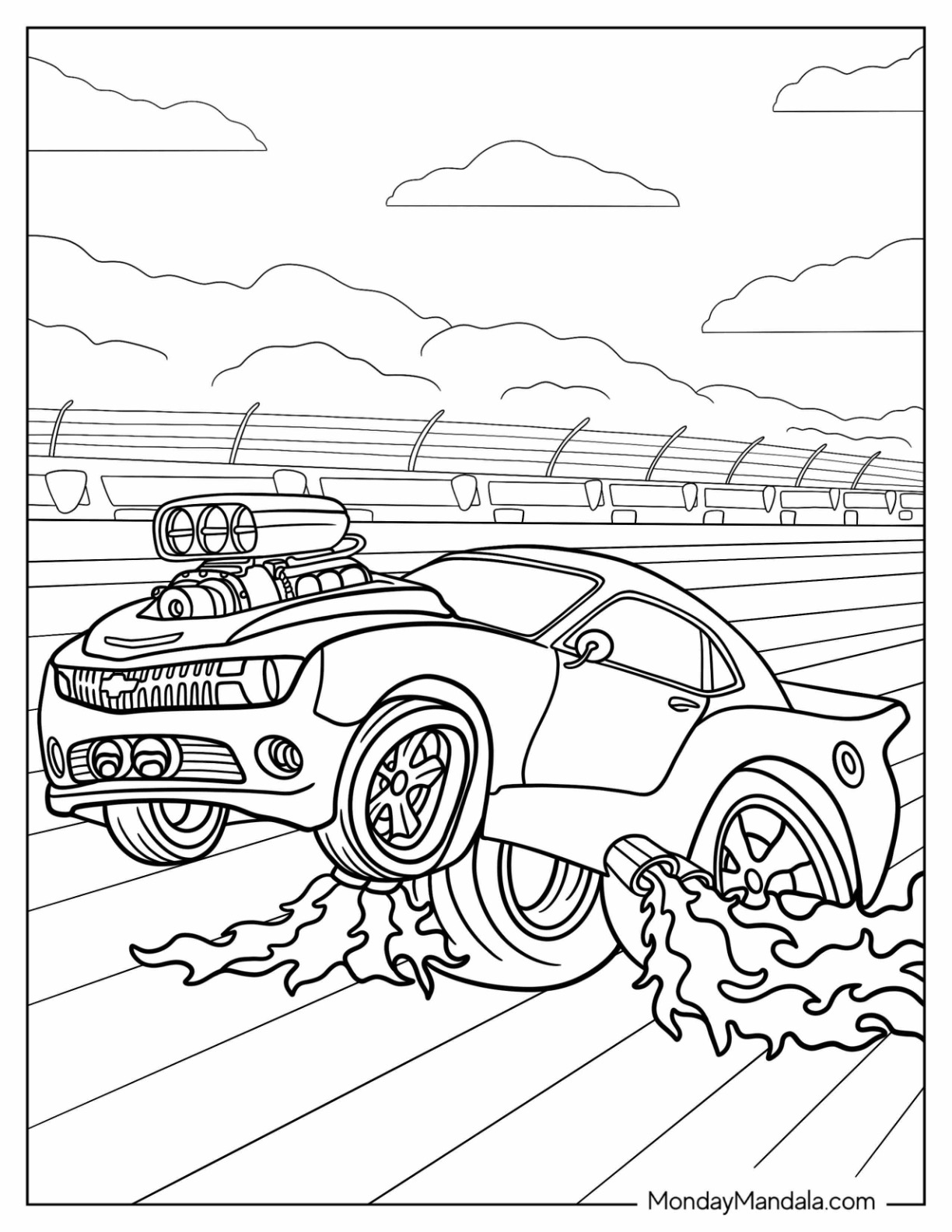 Hot wheels coloring pages free pdf printables