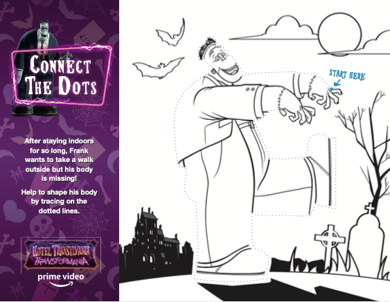 Free printable hotel transylvania coloring pages activity book