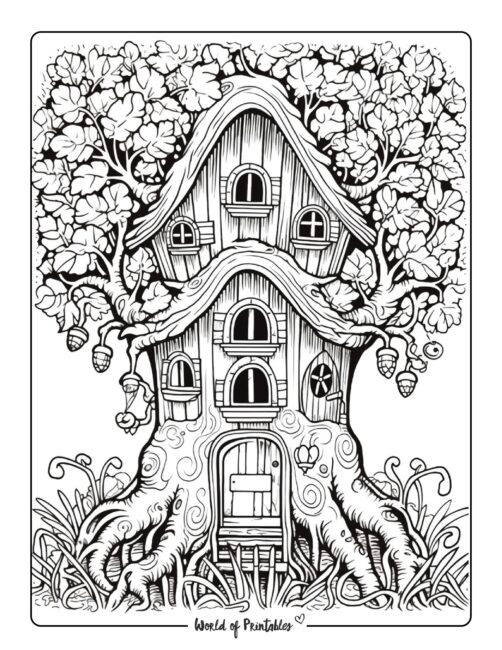 House coloring pages for kids adults