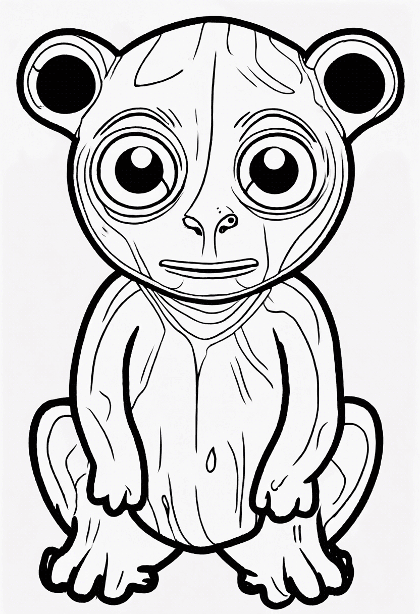 Huggy wuggy coloring pages