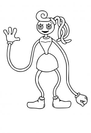 Free printable huggy wuggy coloring pages for adults and kids