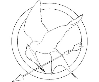 The hunger games coloring page