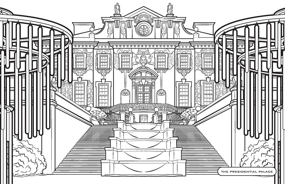 The world of the hunger games by scholastic the official colouring book