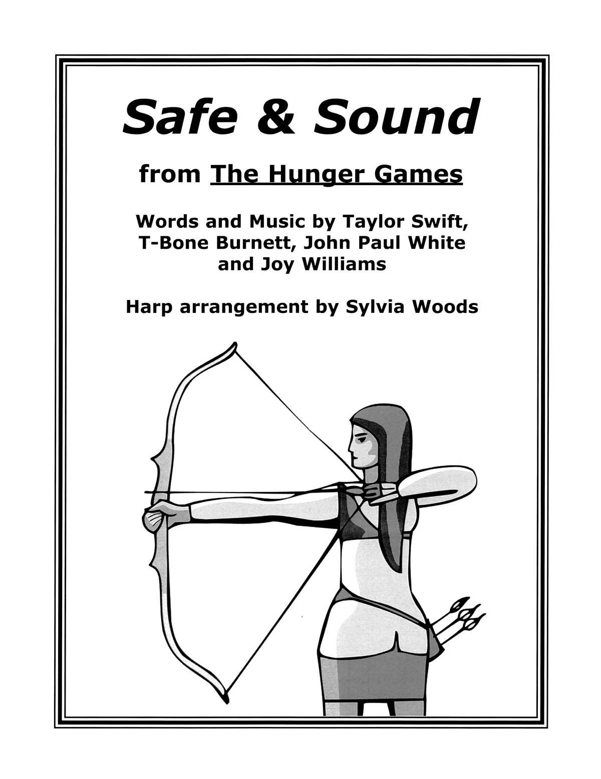 Safe sound from the hunger games sheet music for harp
