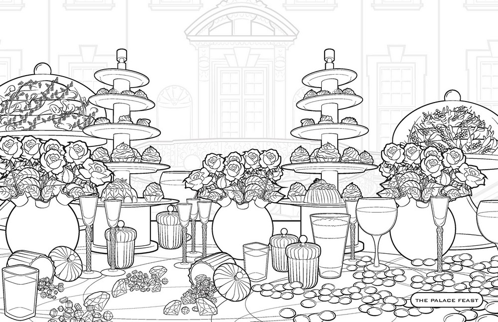 The world of the hunger games by scholastic the official colouring book