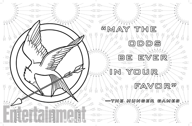 The world of the hunger games the official coloring book is here