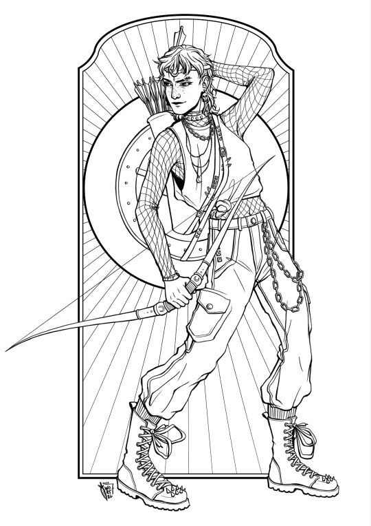 Had a blast working on these coloring pages for