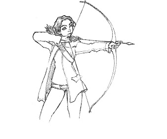The hunger games coloring page