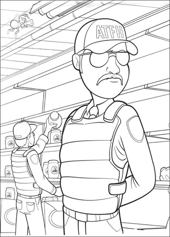 Aqua teen hunger force athf coloring page free printable coloring pages