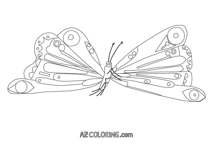Hungry caterpillar coloring pages very hungry caterpillar coloring pages printables glandigoart