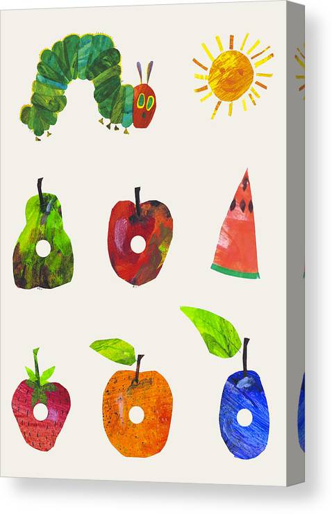 The very hungry caterpillar canvas print canvas art by the gallery