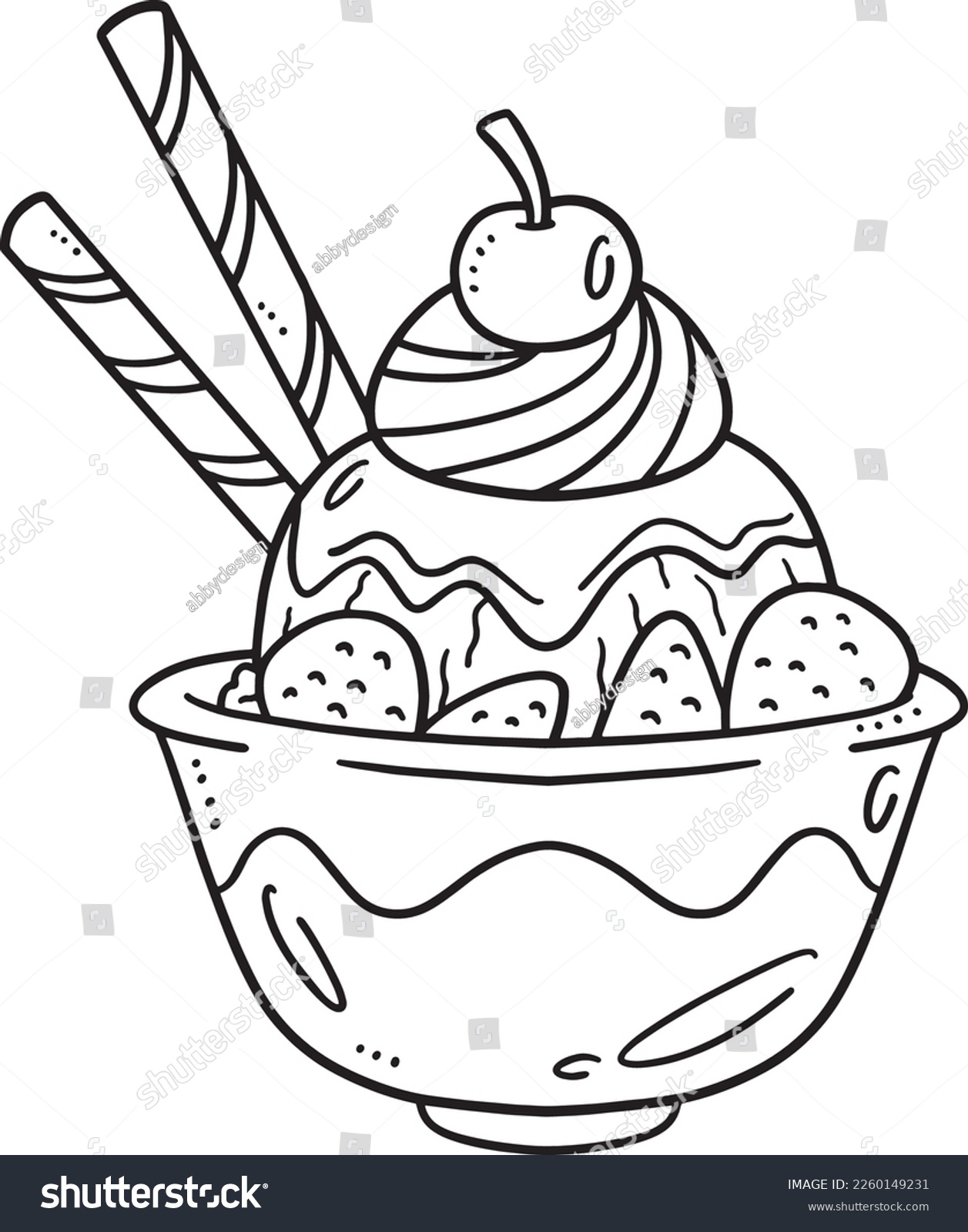 Ice cream coloring photos and images pictures
