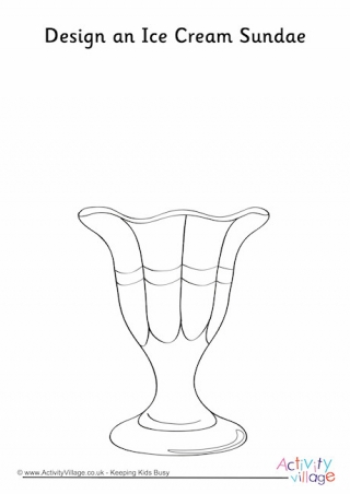 Design an ice cream sundae