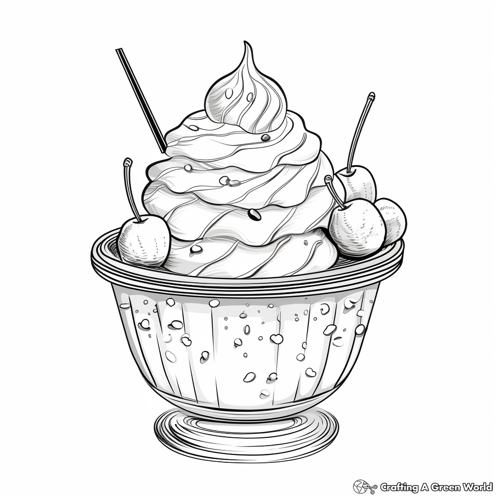 Ice cream coloring pages