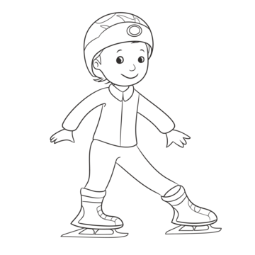 Ice skater outline png transparent images free download vector files