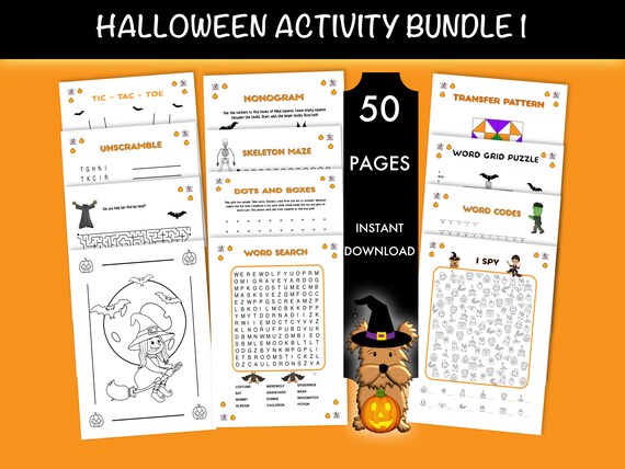 Halloween puzzle slumber party games teen halloween games icebreaker friendsgiving games family reunion games teen birthday game