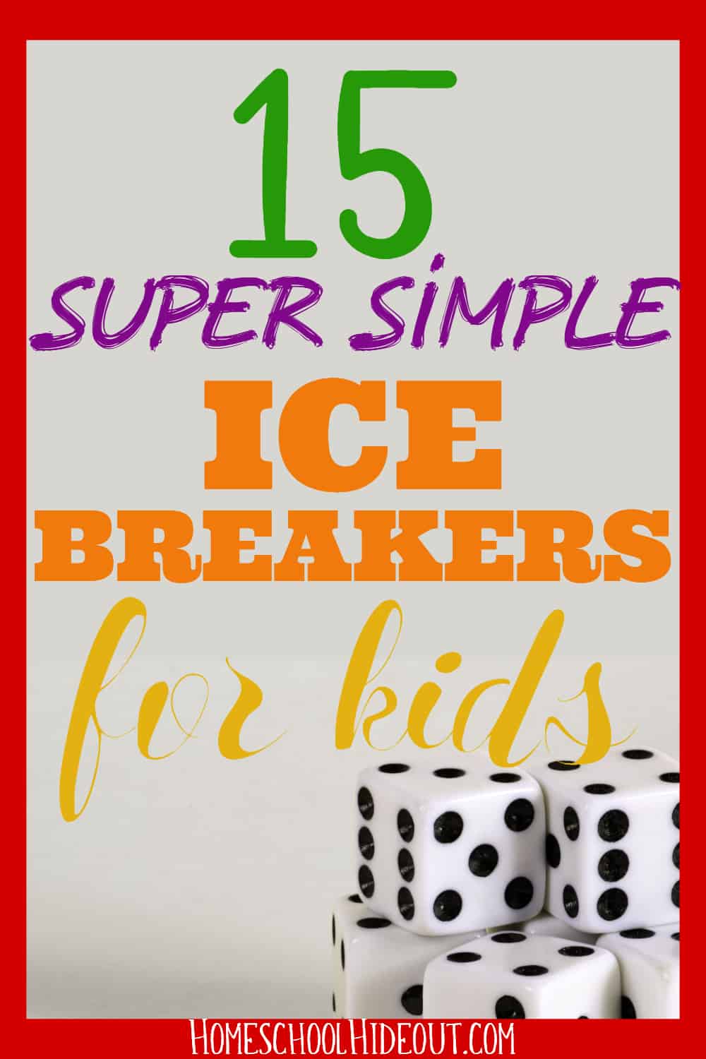 Ice breakers for kids with free printables