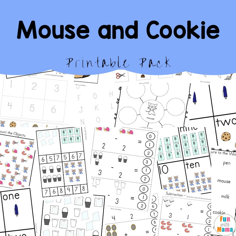 If you give a mouse a cookie printable activities