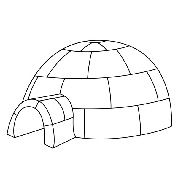 Hundred childs drawing igloo royalty