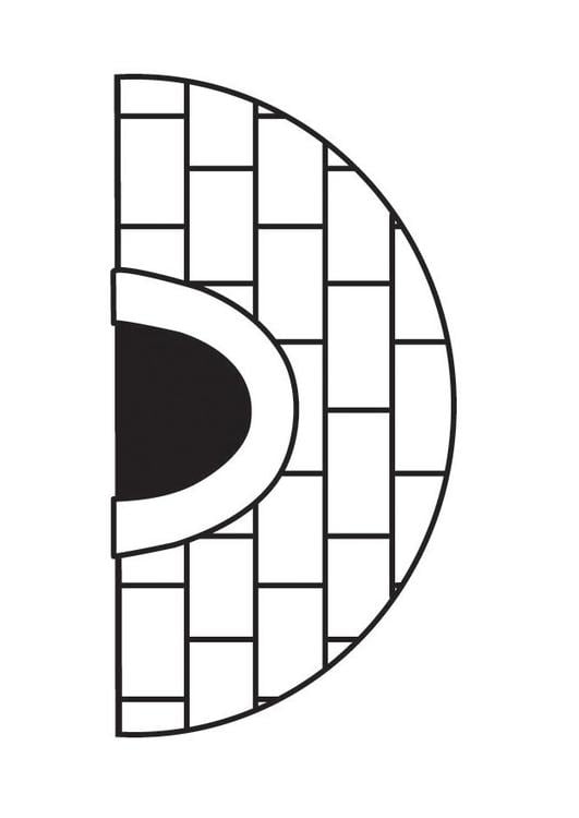 Coloring page igloo