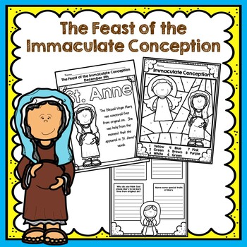 The feast of the immaculate conception by kinderbeez tpt