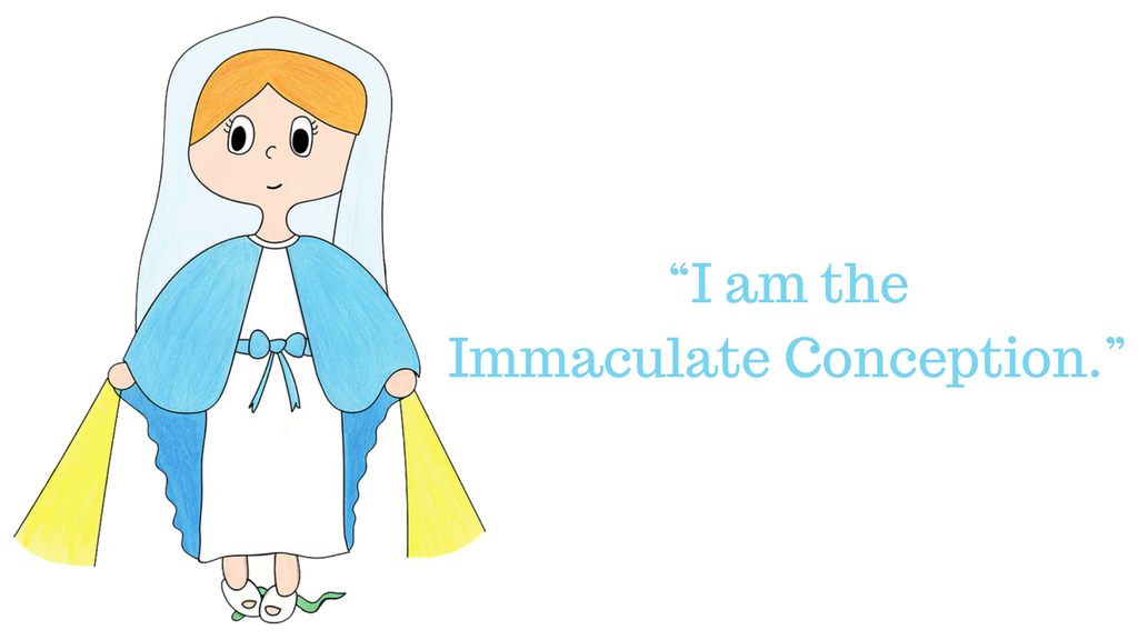 The immaculate conception full of grace