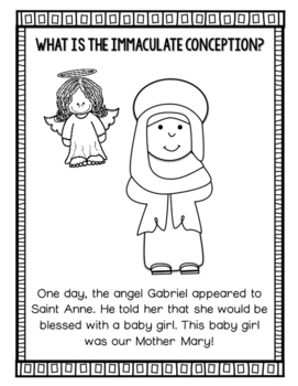 The immaculate conception by countless smart cookies tpt