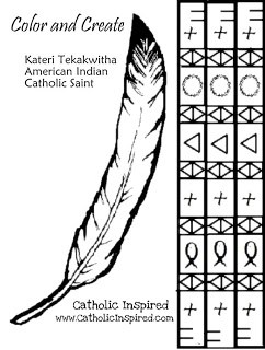 Kateri tekakwitha play and craft