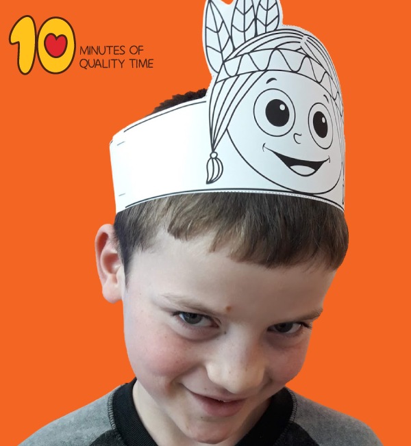 Native american printable headband â minutes of quality time