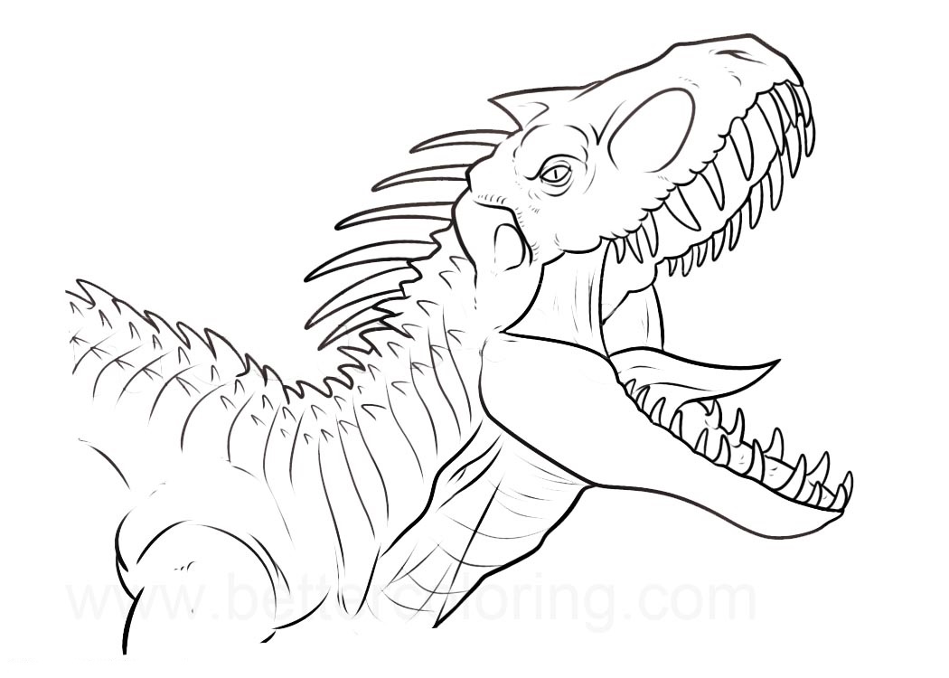 Indoraptor malvorlagen