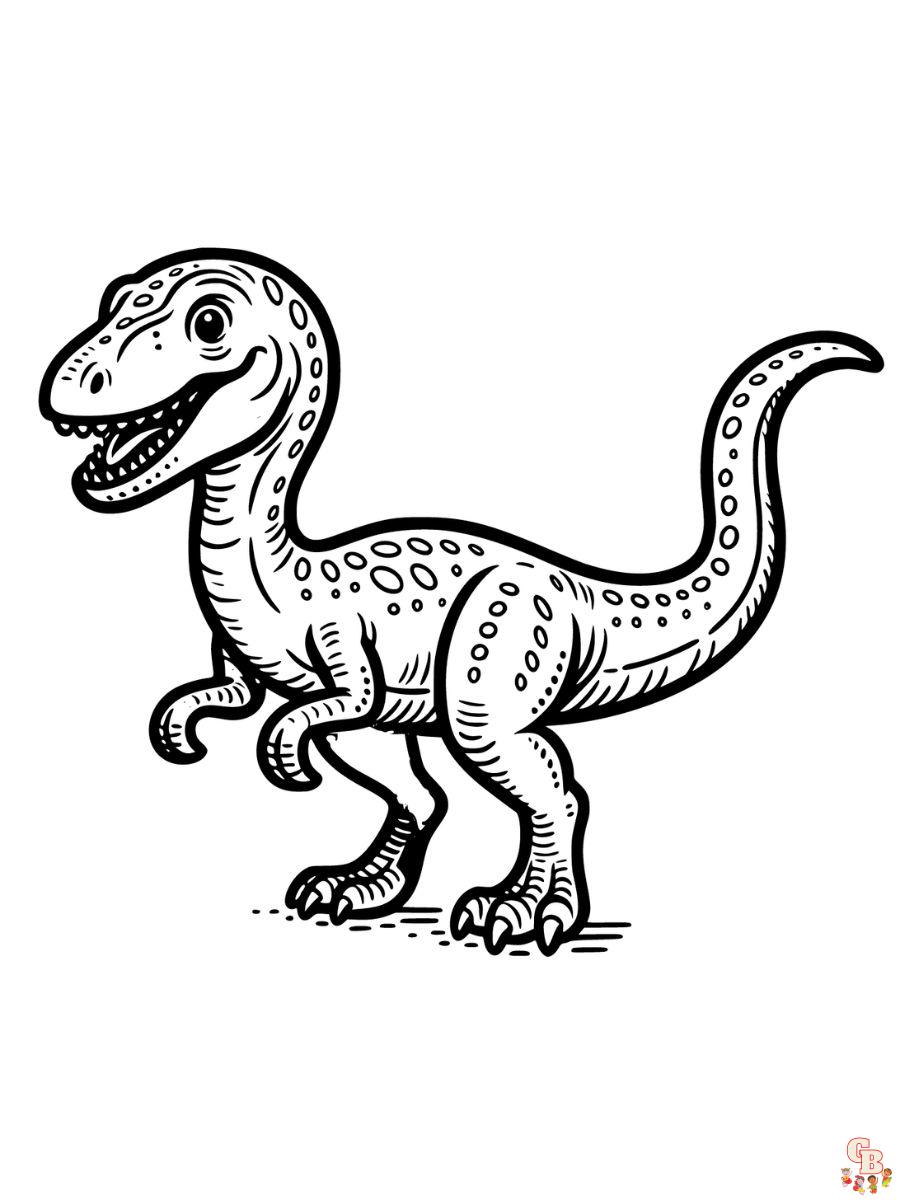 Explore the prehistoric world with free dinosaur coloring pages