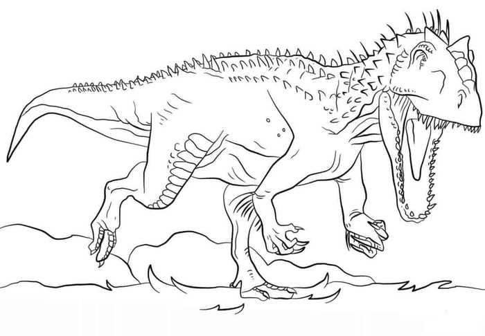 Free jurassic park coloring pages pdf