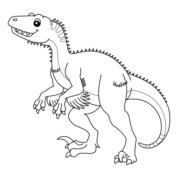Utahraptor stock illustrations royalty