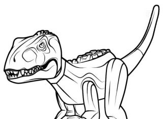 Indoraptor coloring pages to print and print online
