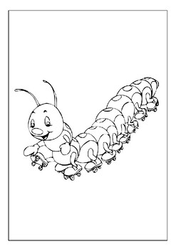 Get your kids excited about spring with our printable insects coloring pages pdf