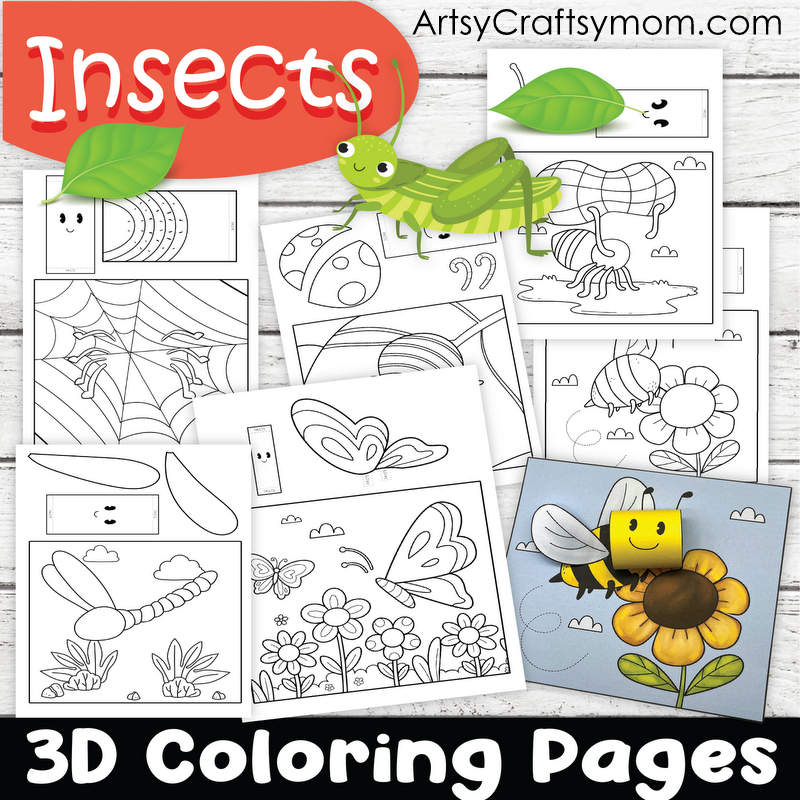 D coloring pages