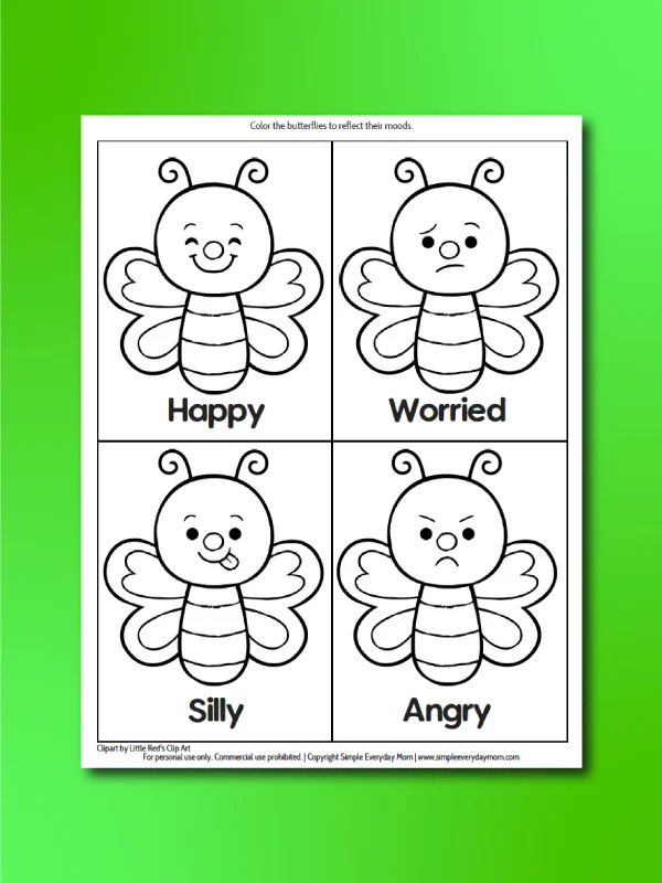 Printable preschool bug activities for kids