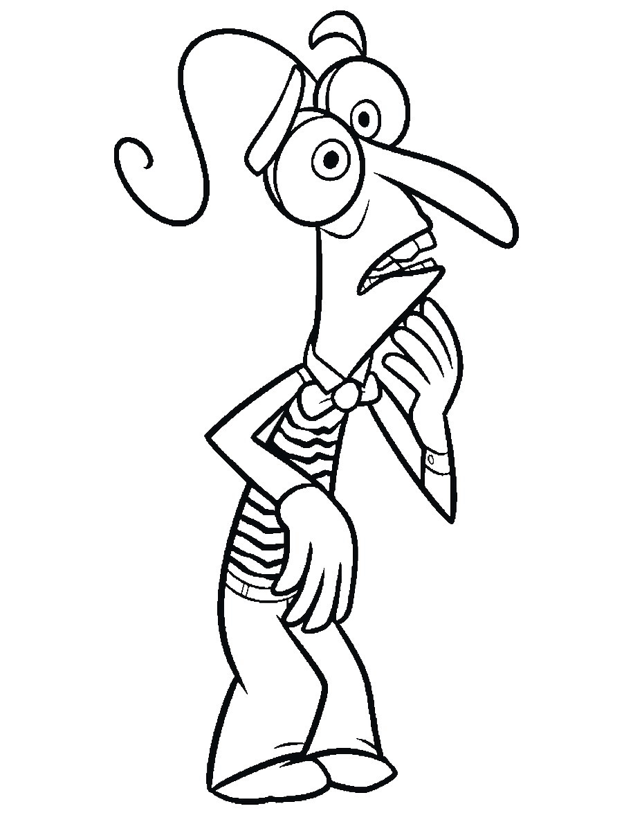 Inside out coloring pages â birthday printable