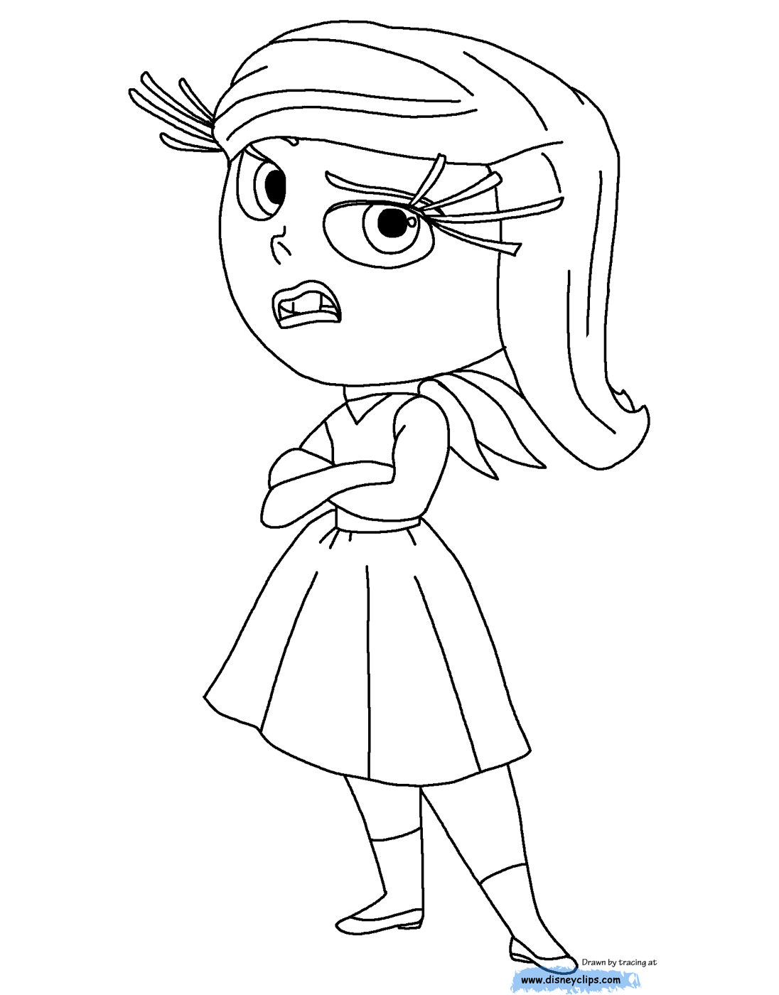 Inside out coloring pages