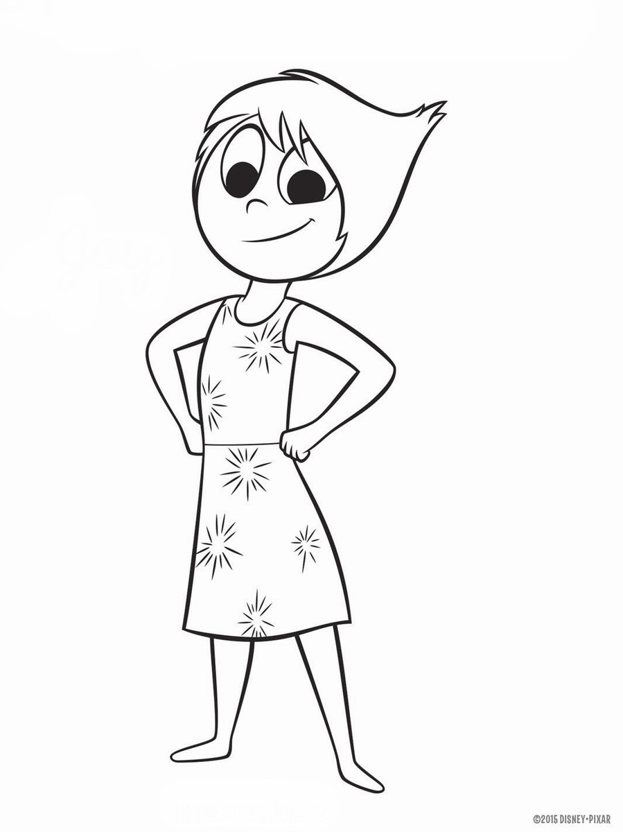 Inside out coloring pages â birthday printable